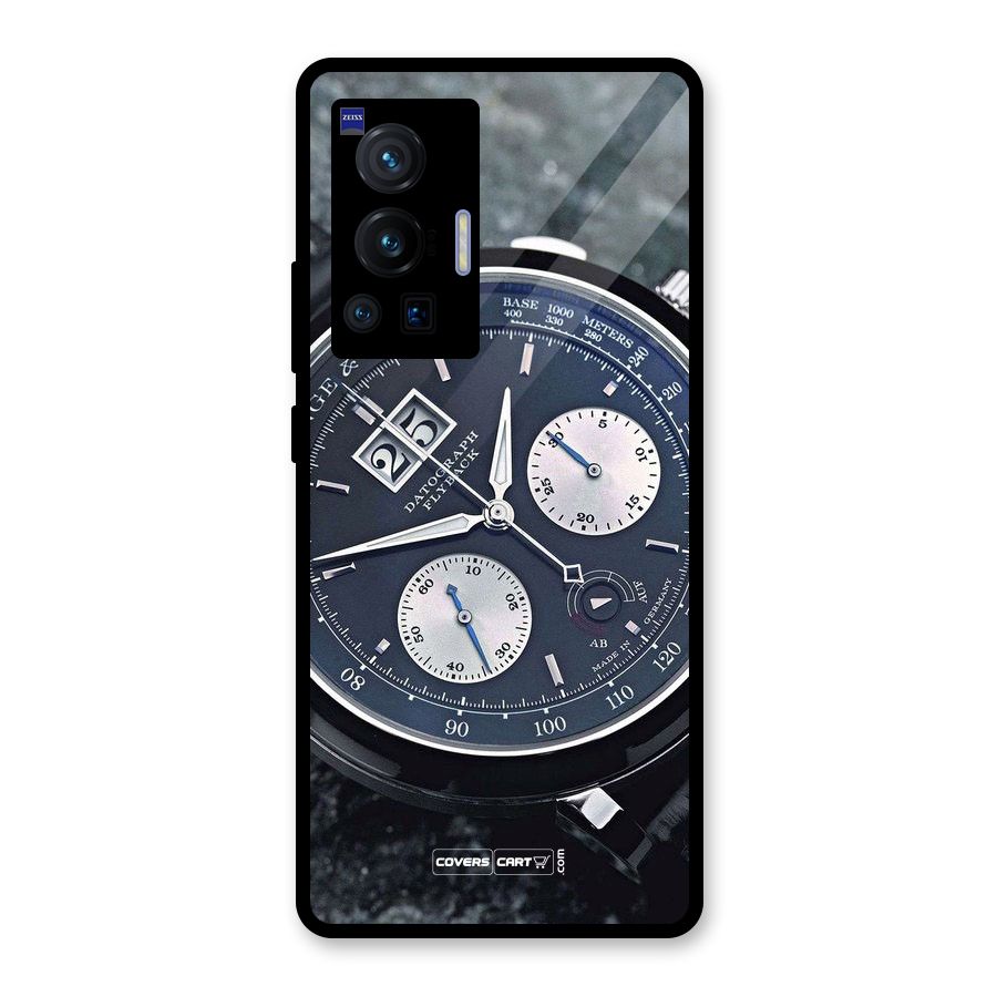Classic Wrist Watch Glass Back Case for Vivo X70 Pro