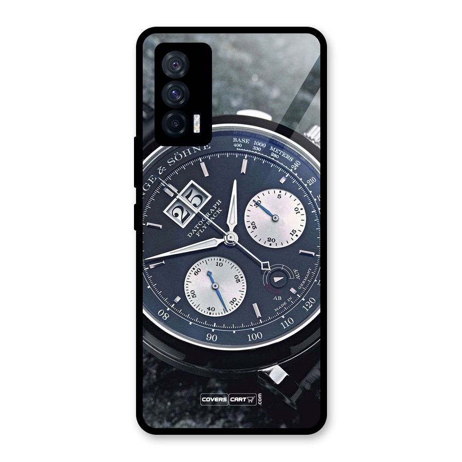 Classic Wrist Watch Glass Back Case for Vivo iQOO 7 5G