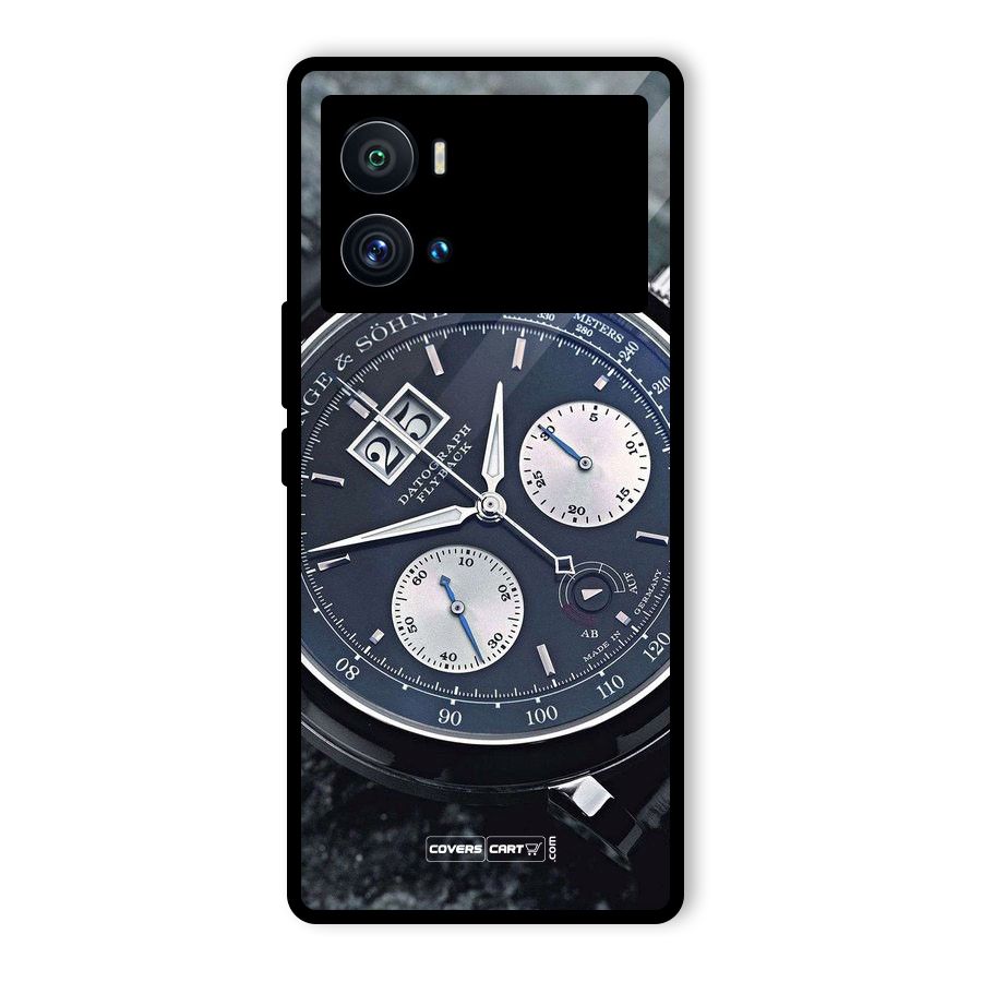 Classic Wrist Watch Glass Back Case for Vivo iQOO 9 Pro
