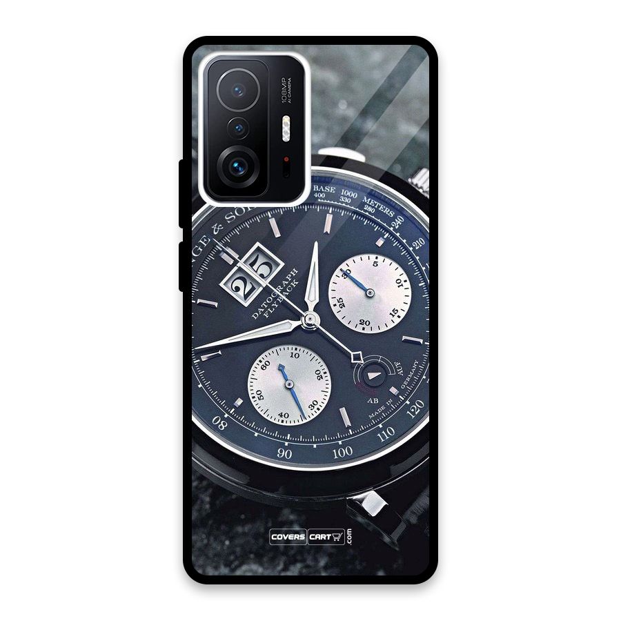 Classic Wrist Watch Glass Back Case for Xiaomi 11T Pro