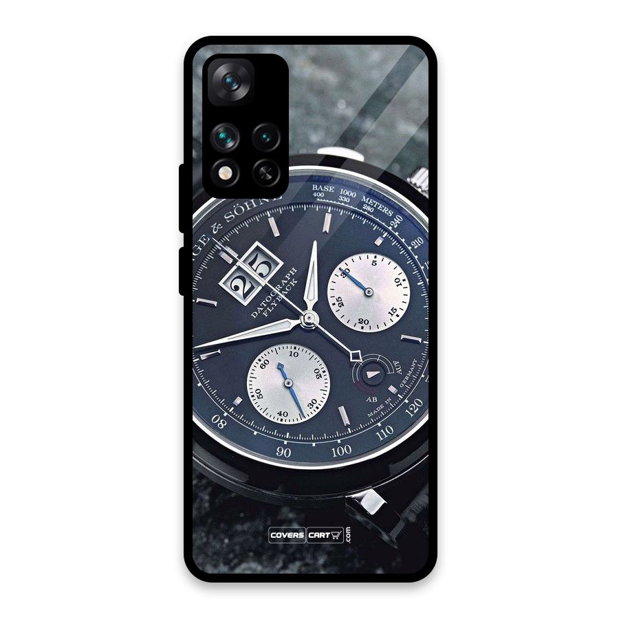 Classic Wrist Watch Glass Back Case for Xiaomi 11i HyperCharge 5G