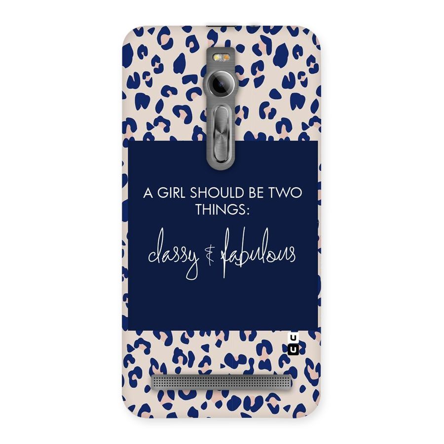 Classy and Fabulous Back Case for Asus Zenfone 2