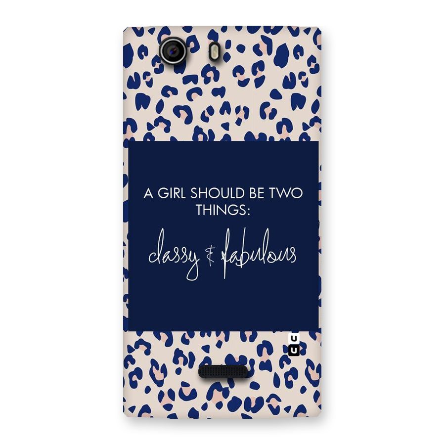 Classy and Fabulous Back Case for Canvas Nitro 2 E311