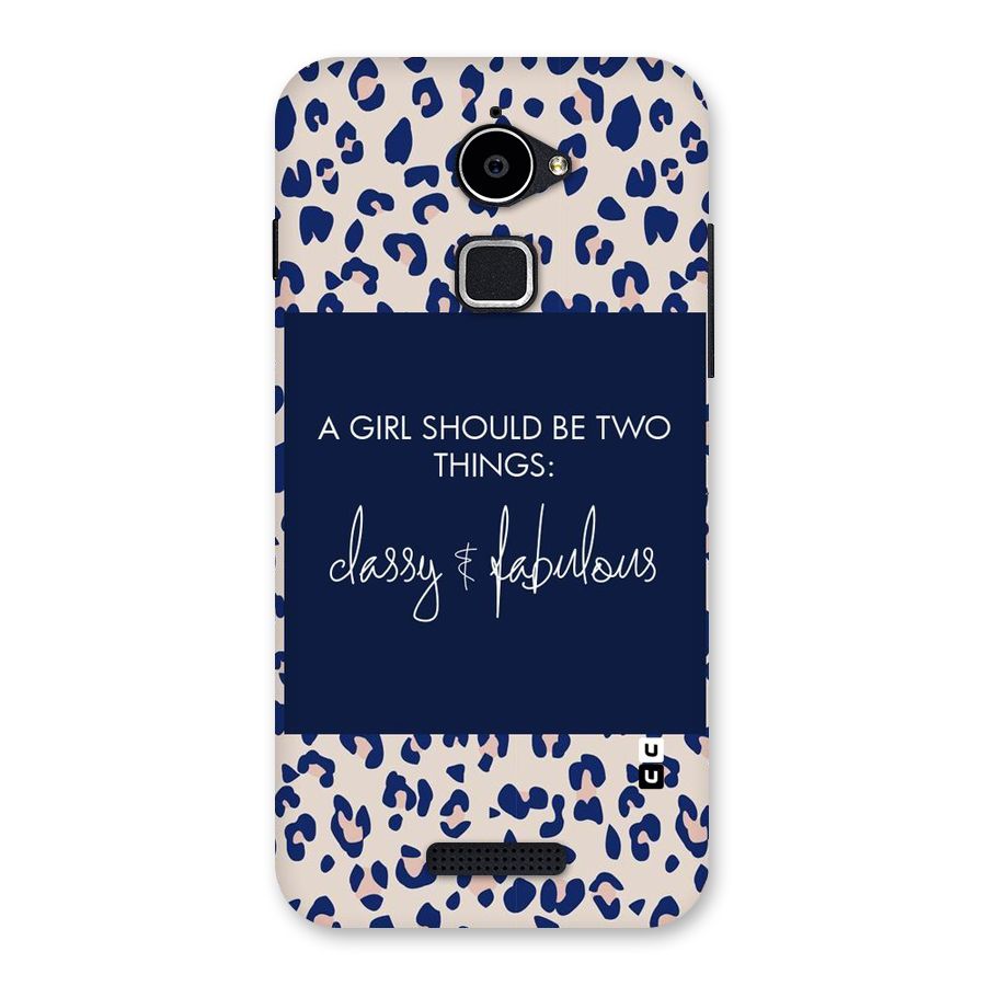 Classy and Fabulous Back Case for Coolpad Note 3 Lite