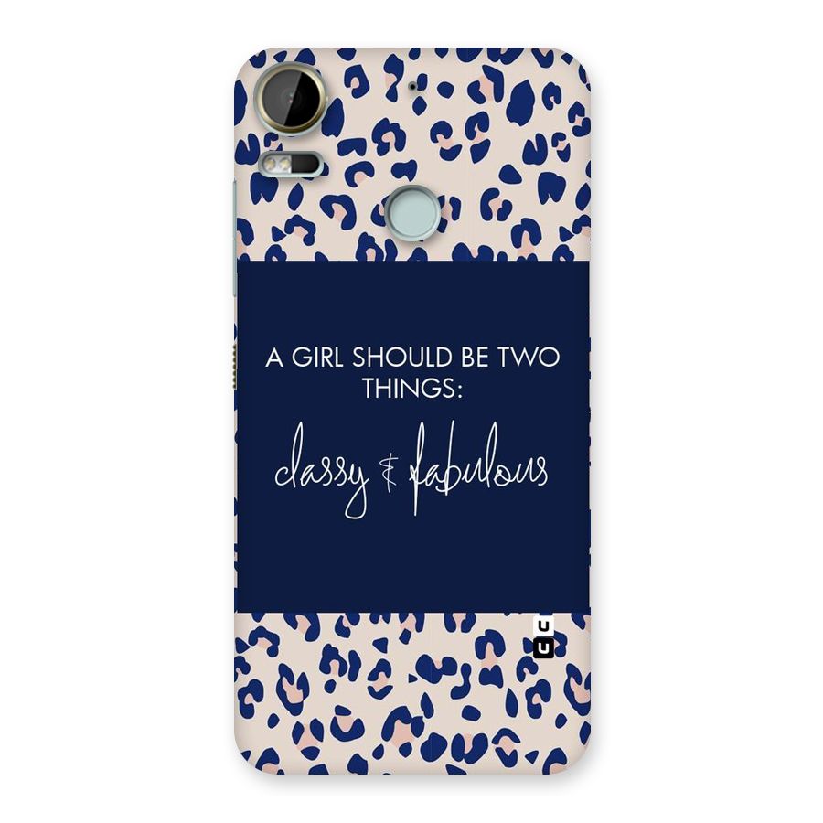 Classy and Fabulous Back Case for Desire 10 Pro