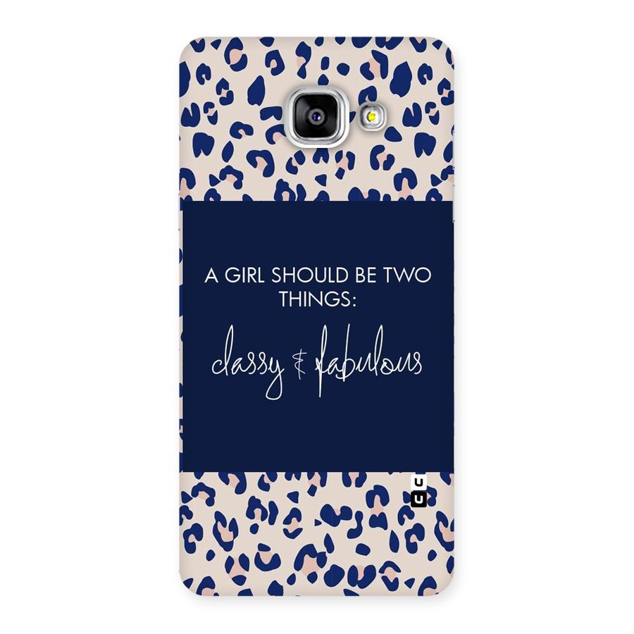 Classy and Fabulous Back Case for Galaxy A5 2016