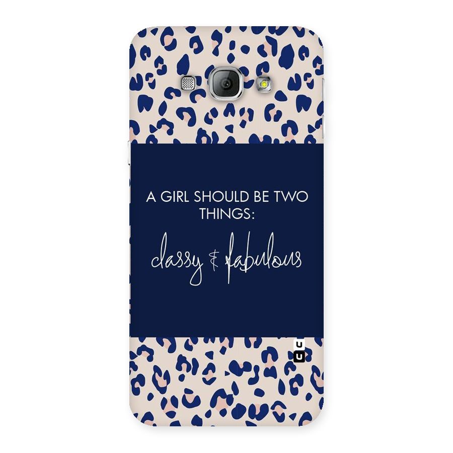 Classy and Fabulous Back Case for Galaxy A8