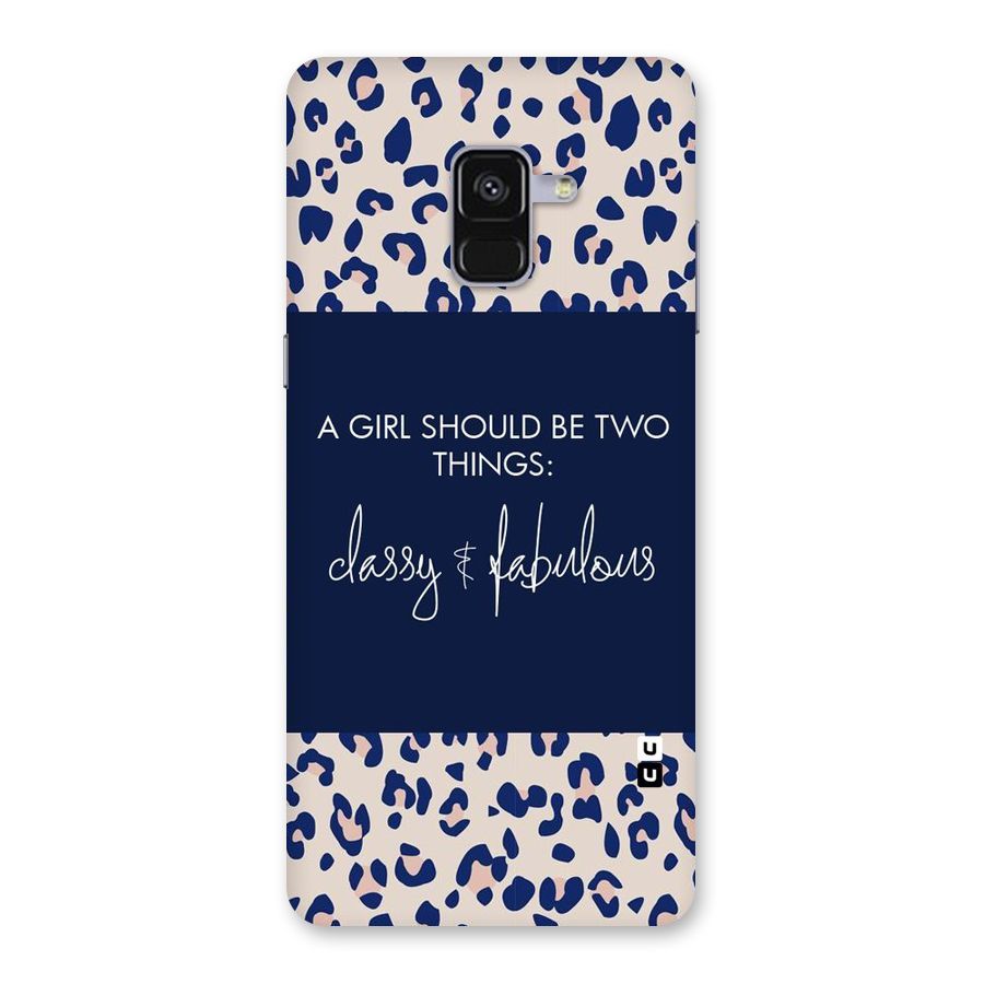 Classy and Fabulous Back Case for Galaxy A8 Plus