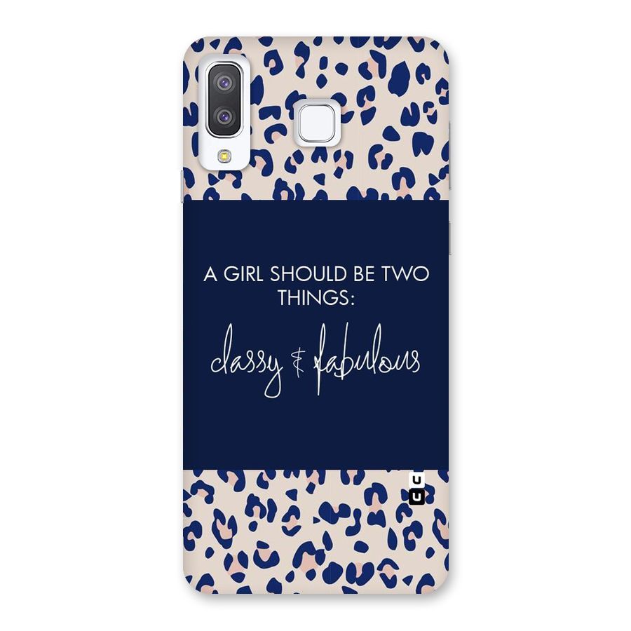 Classy and Fabulous Back Case for Galaxy A8 Star