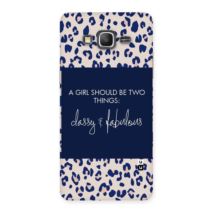 Classy and Fabulous Back Case for Galaxy Grand Prime