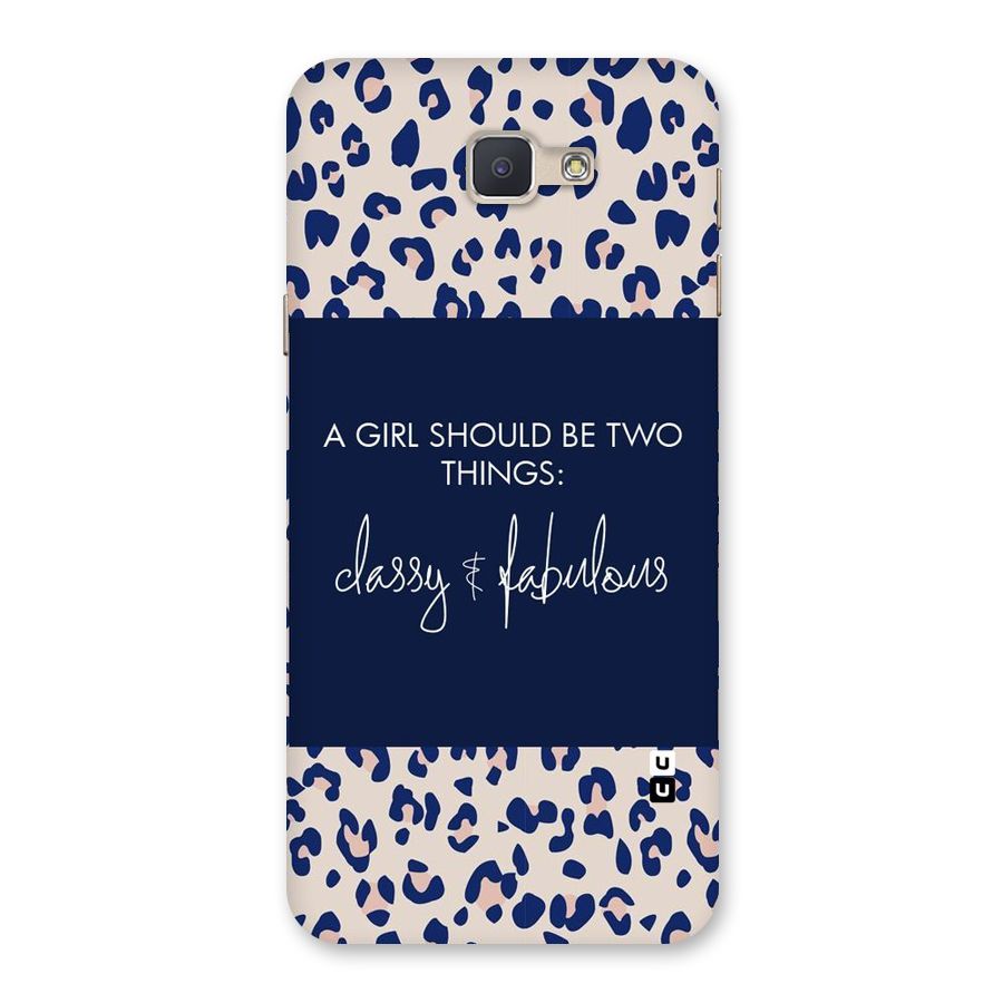 Classy and Fabulous Back Case for Galaxy J5 Prime