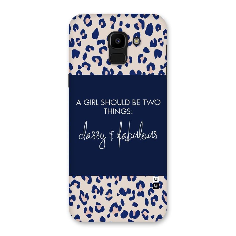 Classy and Fabulous Back Case for Galaxy J6