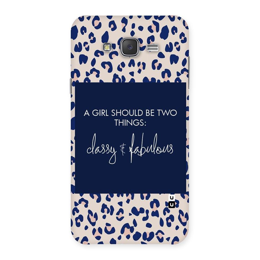 Classy and Fabulous Back Case for Galaxy J7