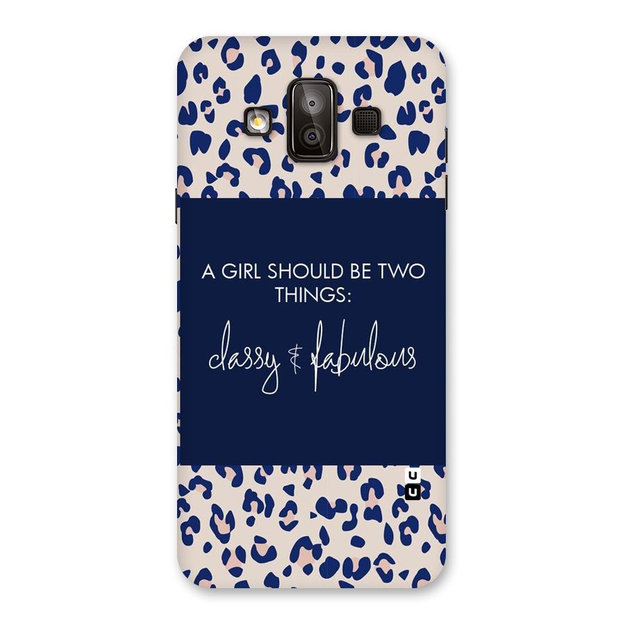 Classy and Fabulous Back Case for Galaxy J7 Duo