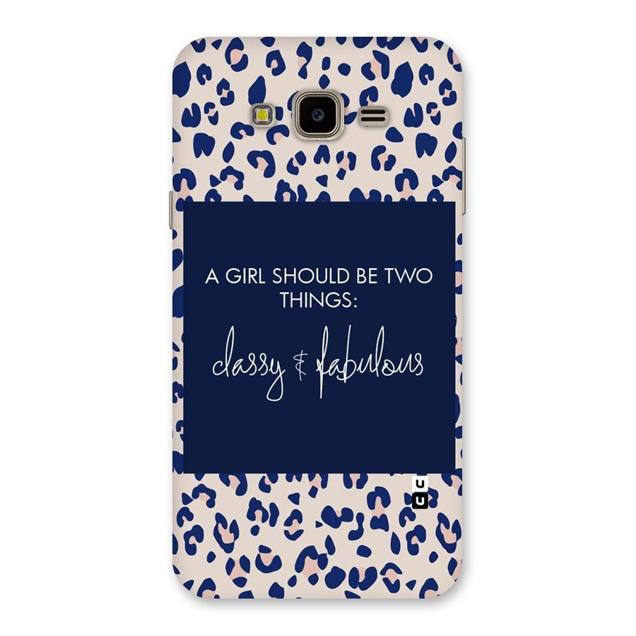 Classy and Fabulous Back Case for Galaxy J7 Nxt