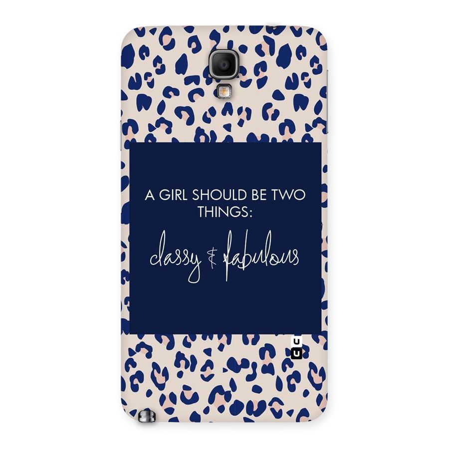 Classy and Fabulous Back Case for Galaxy Note 3 Neo