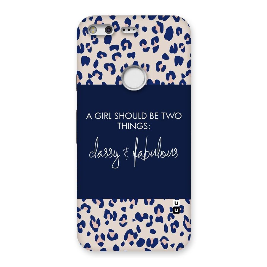 Classy and Fabulous Back Case for Google Pixel