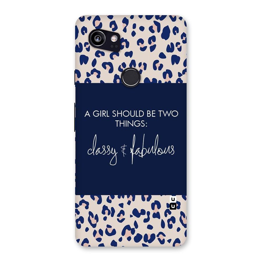Classy and Fabulous Back Case for Google Pixel 2 XL
