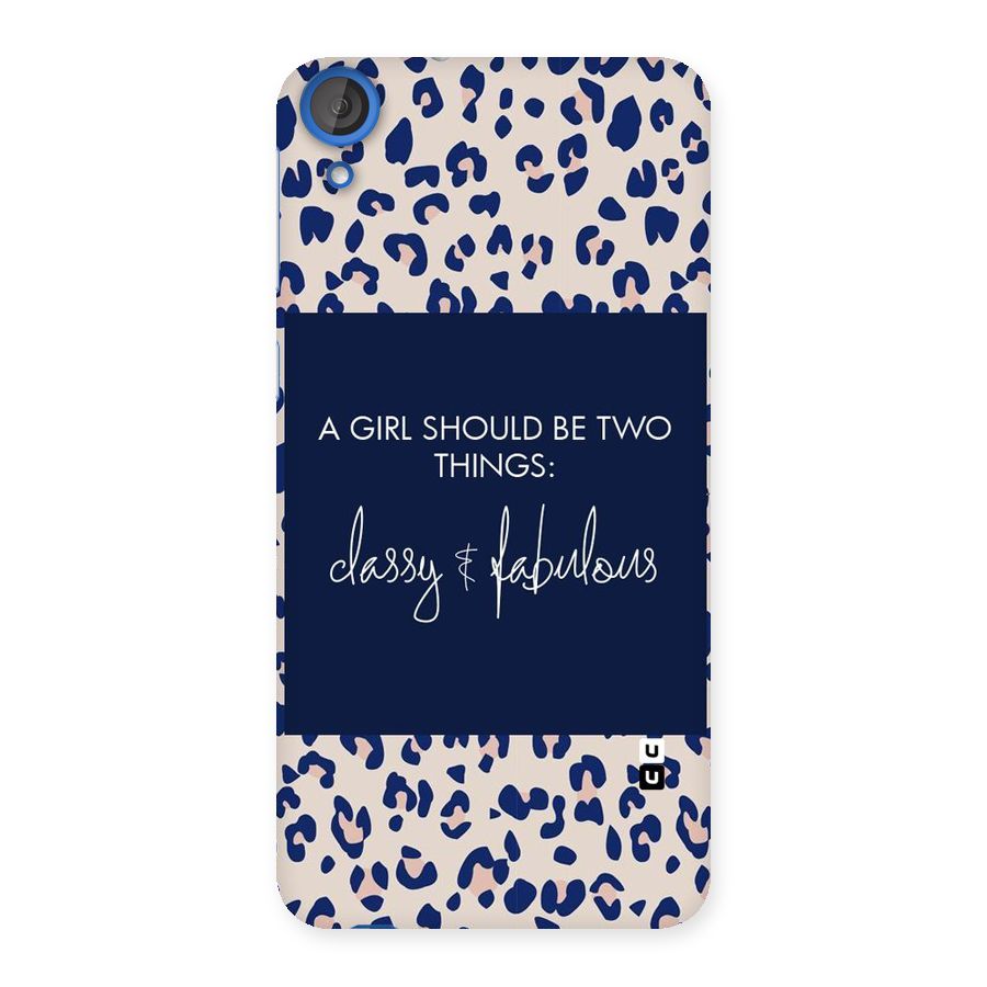 Classy and Fabulous Back Case for HTC Desire 820