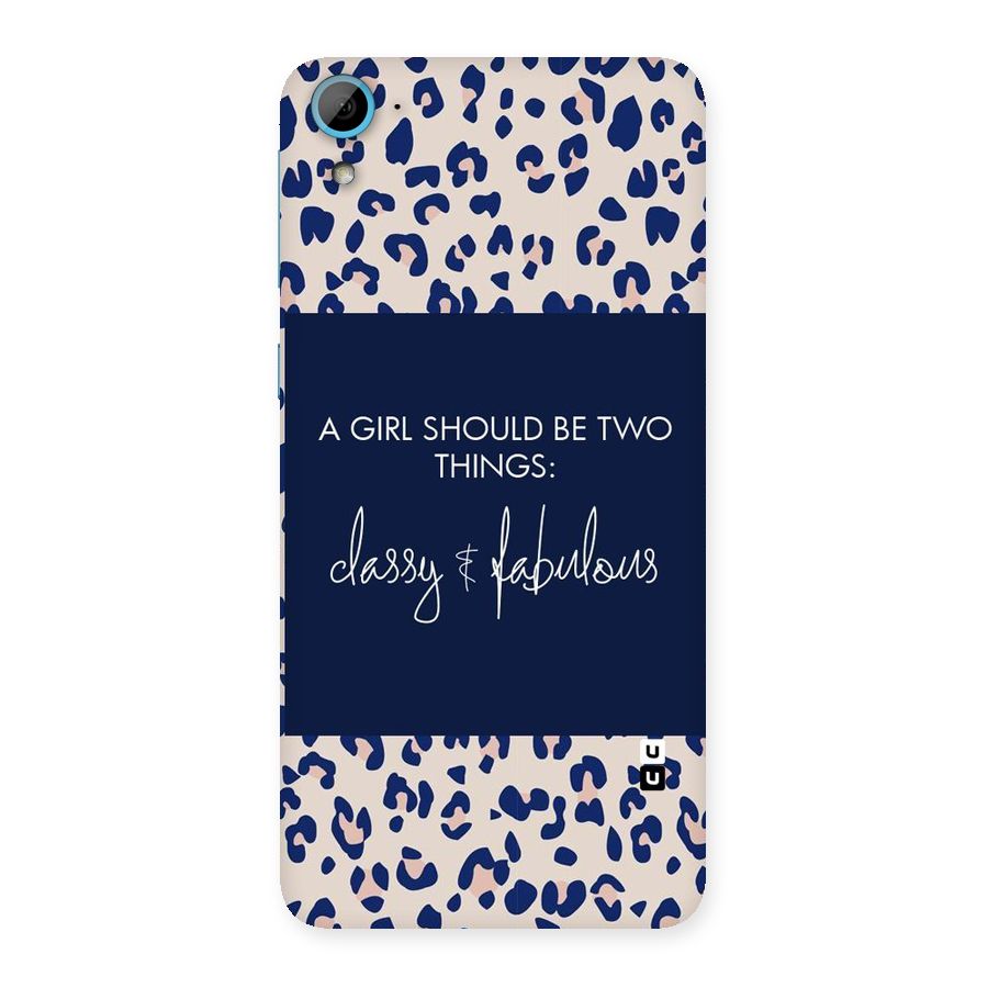 Classy and Fabulous Back Case for HTC Desire 826