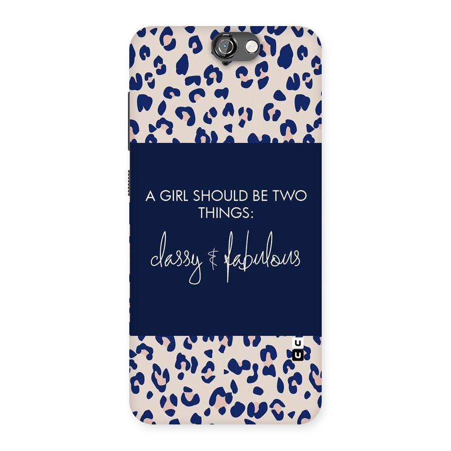 Classy and Fabulous Back Case for HTC One A9