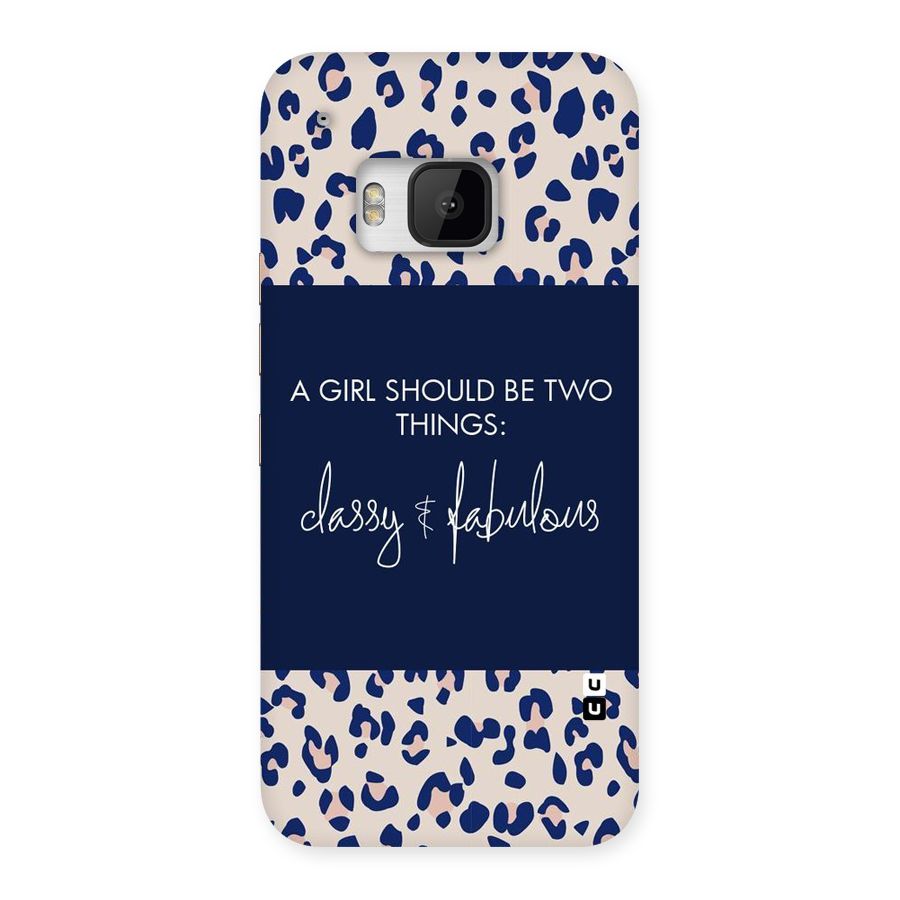 Classy and Fabulous Back Case for HTC One M9