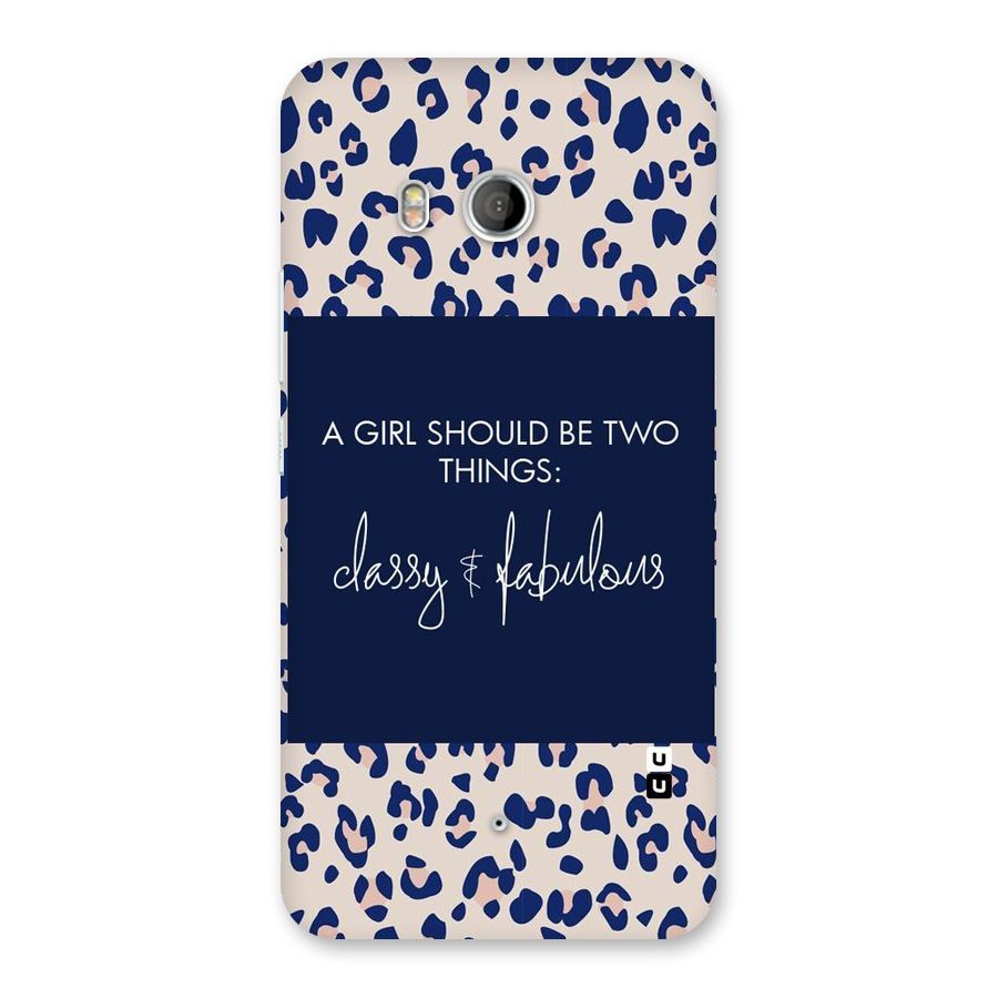 Classy and Fabulous Back Case for HTC U11