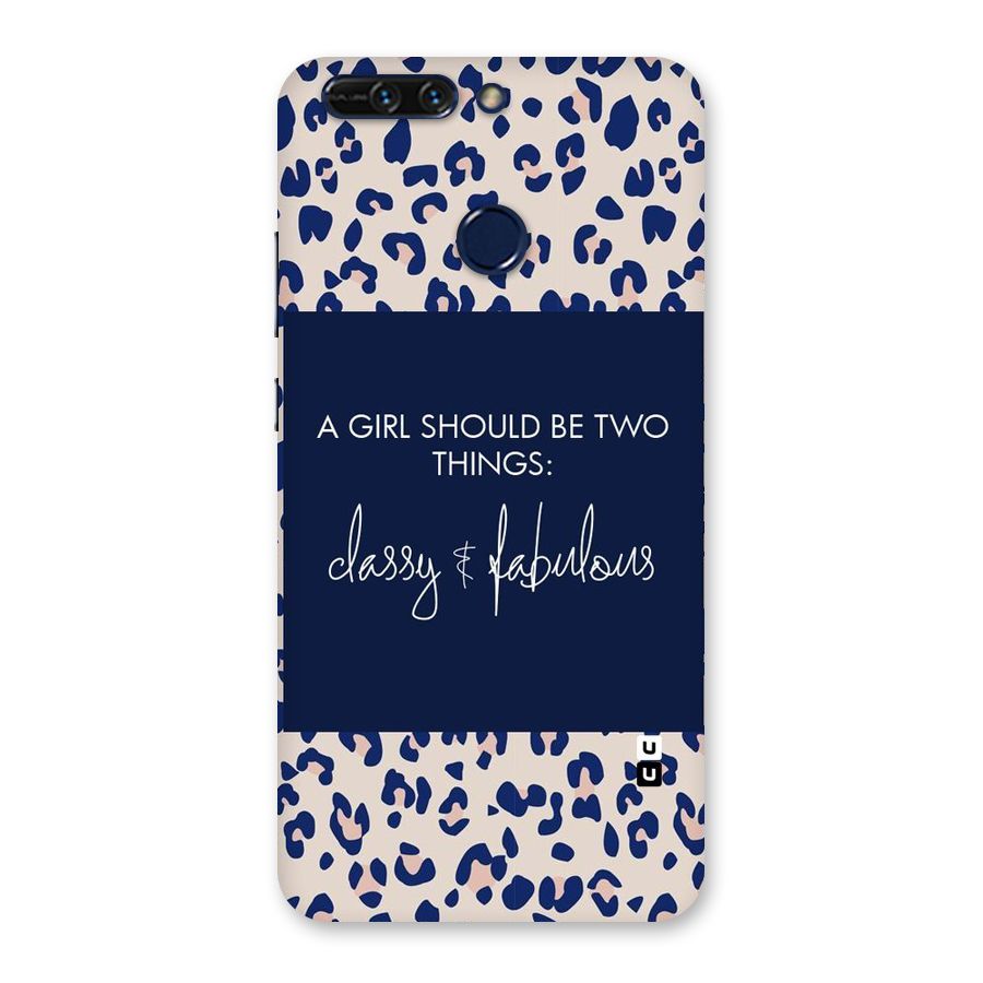 Classy and Fabulous Back Case for Honor 8 Pro