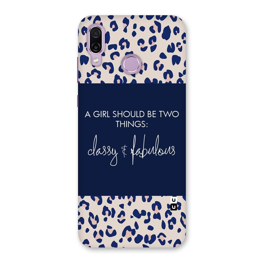 Classy and Fabulous Back Case for Honor Play