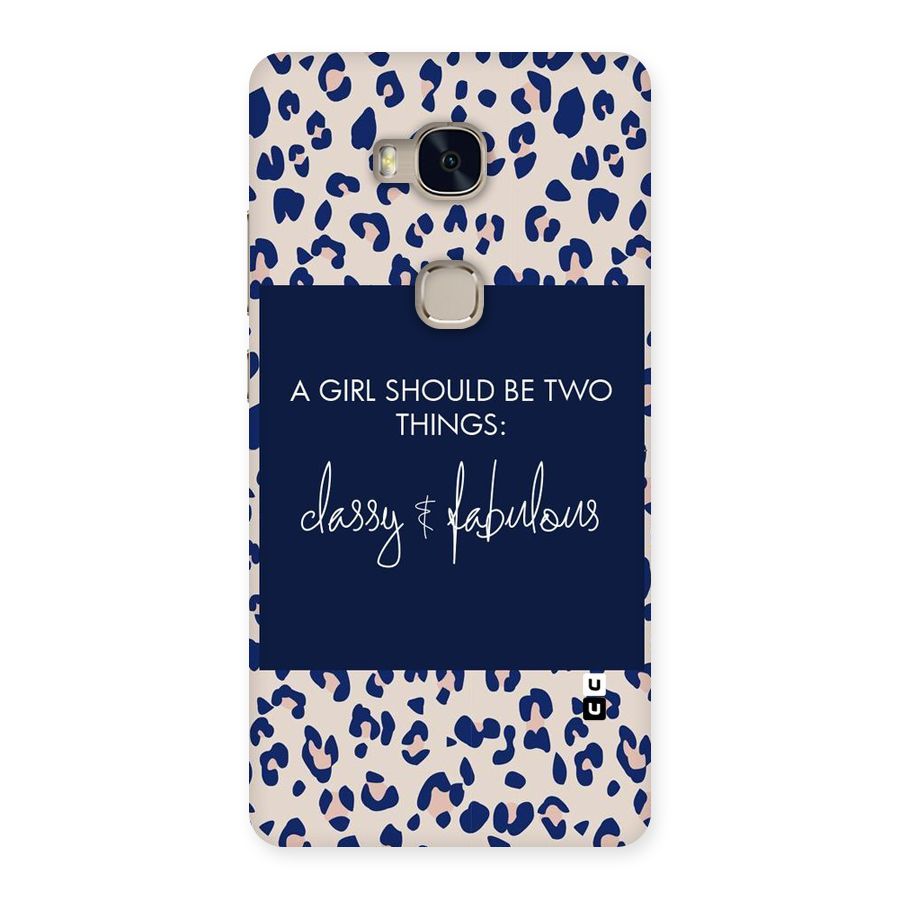 Classy and Fabulous Back Case for Huawei Honor 5X