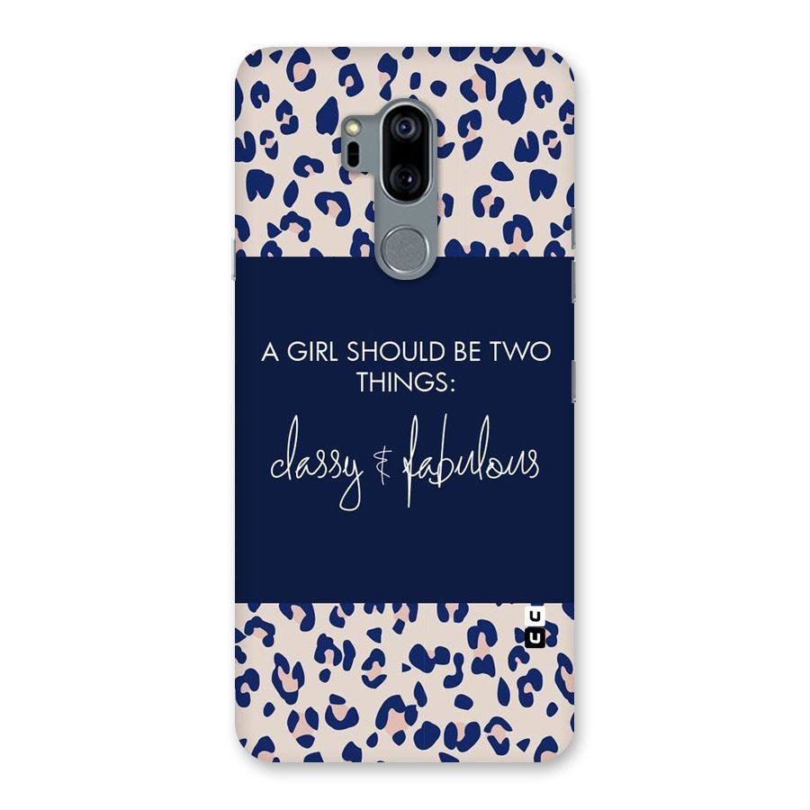 Classy and Fabulous Back Case for LG G7