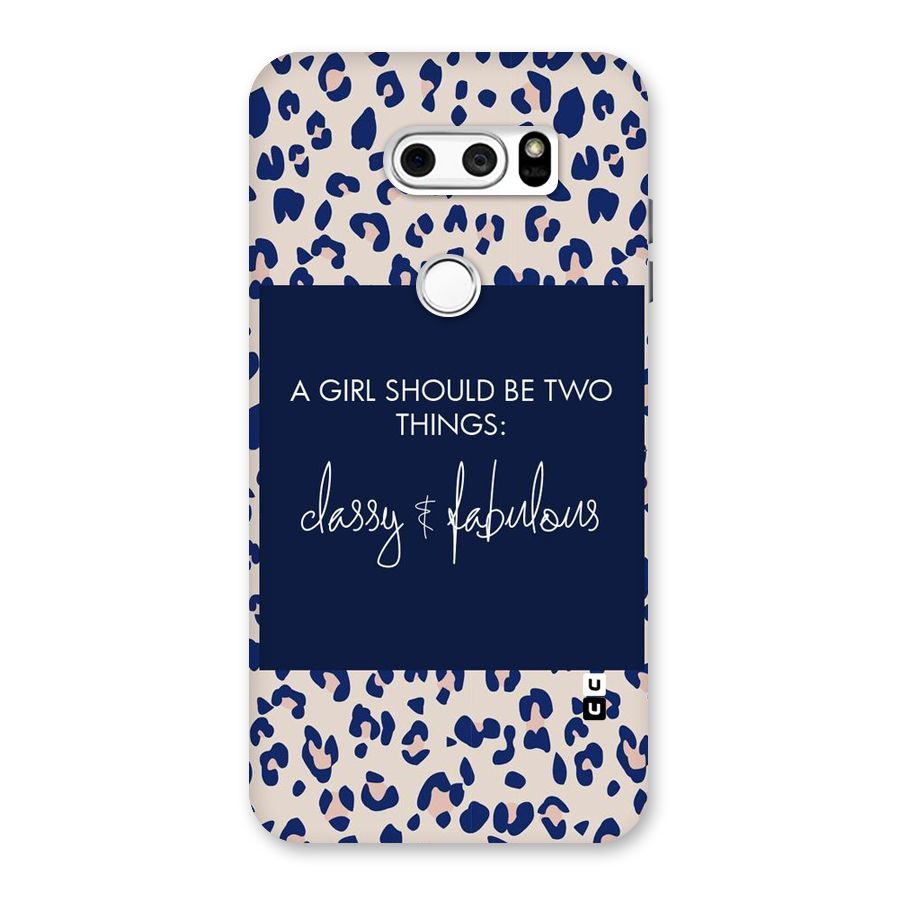Classy and Fabulous Back Case for LG V30