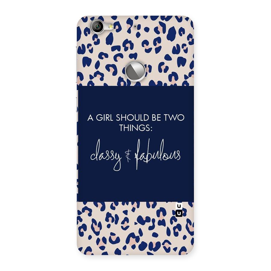 Classy and Fabulous Back Case for LeTV Le 1s