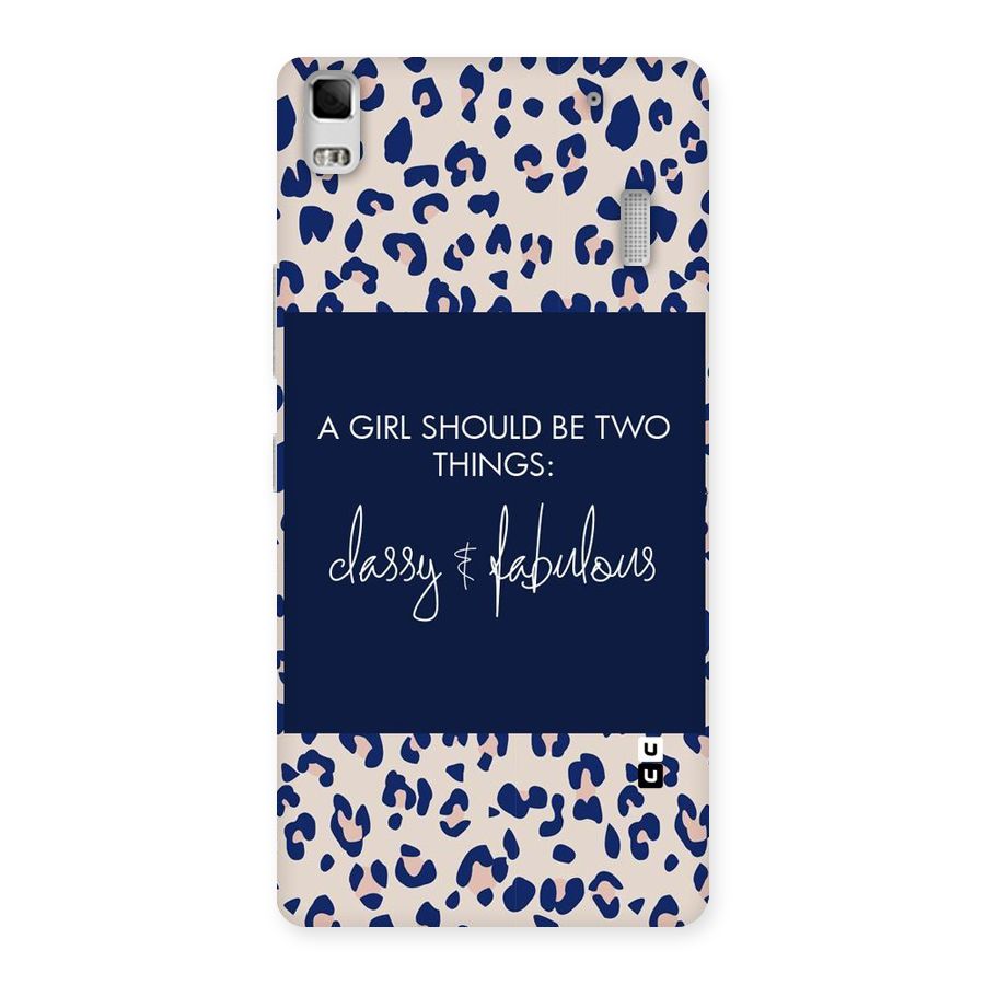 Classy and Fabulous Back Case for Lenovo K3 Note