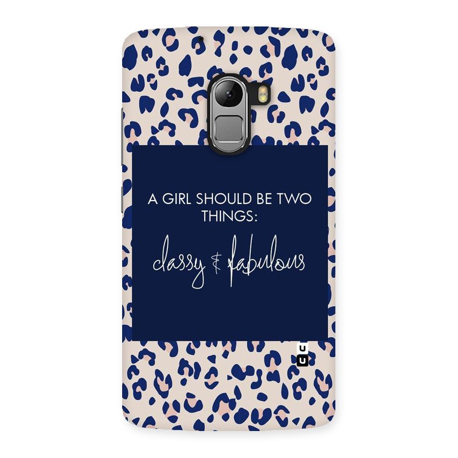 Classy and Fabulous Back Case for Lenovo K4 Note