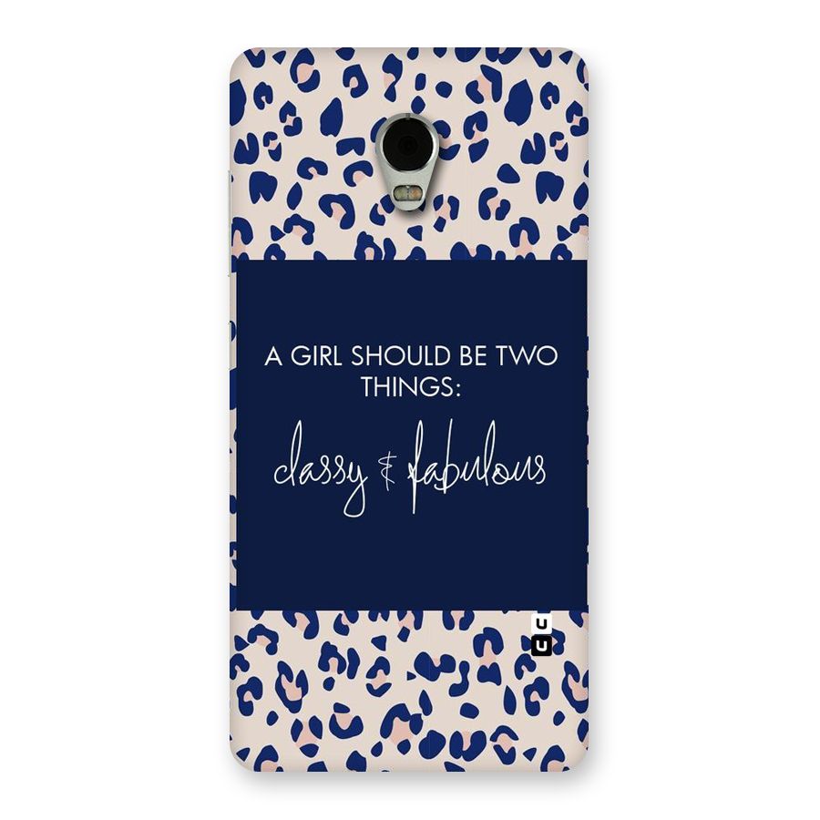 Classy and Fabulous Back Case for Lenovo Vibe P1