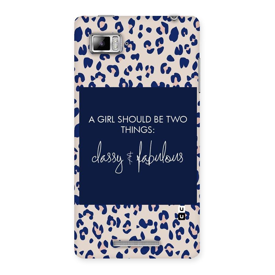 Classy and Fabulous Back Case for Lenovo Vibe Z K910