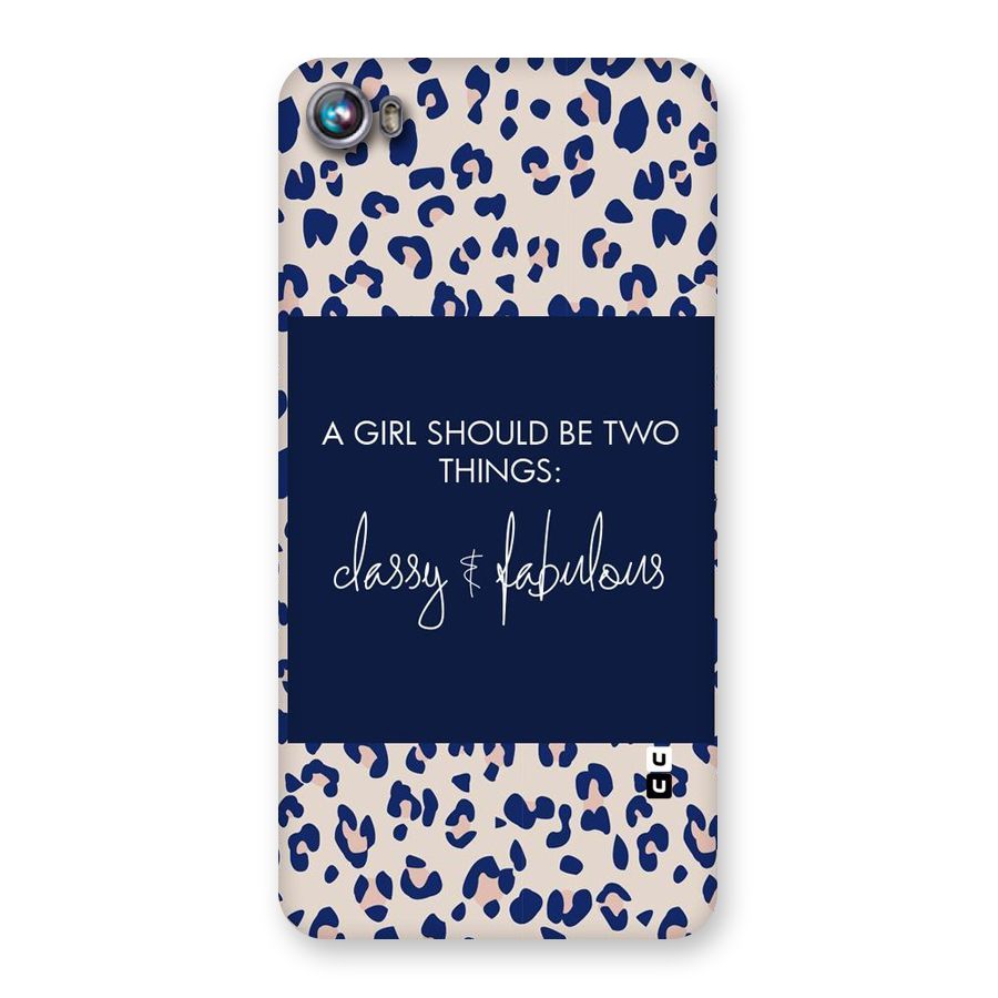 Classy and Fabulous Back Case for Micromax Canvas Fire 4 A107