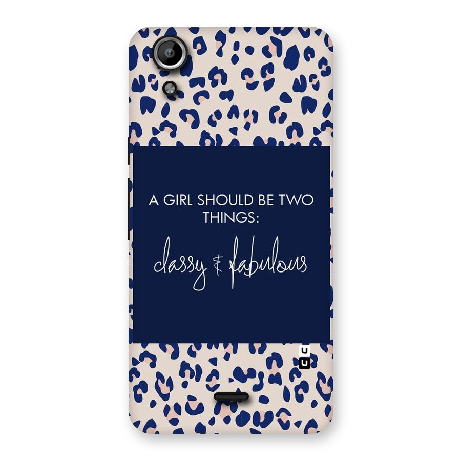 Classy and Fabulous Back Case for Micromax Canvas Selfie Lens Q345