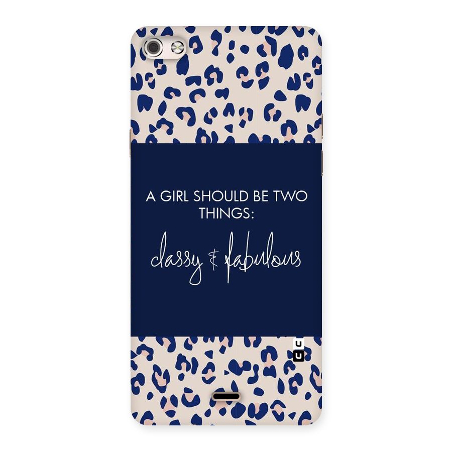 Classy and Fabulous Back Case for Micromax Canvas Silver 5