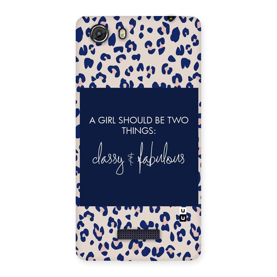 Classy and Fabulous Back Case for Micromax Unite 3