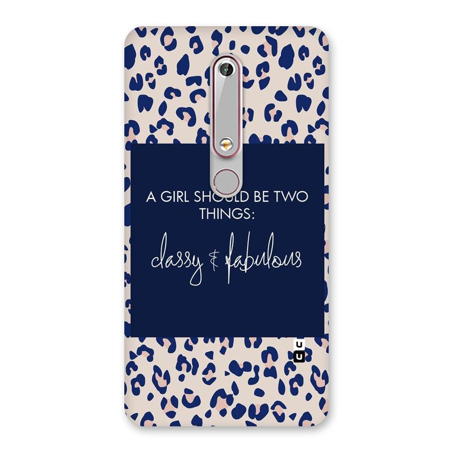 Classy and Fabulous Back Case for Nokia 6.1