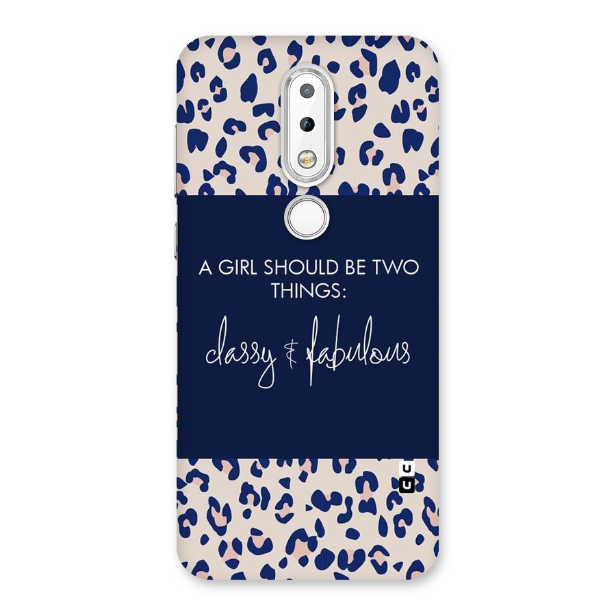 Classy and Fabulous Back Case for Nokia 6.1 Plus
