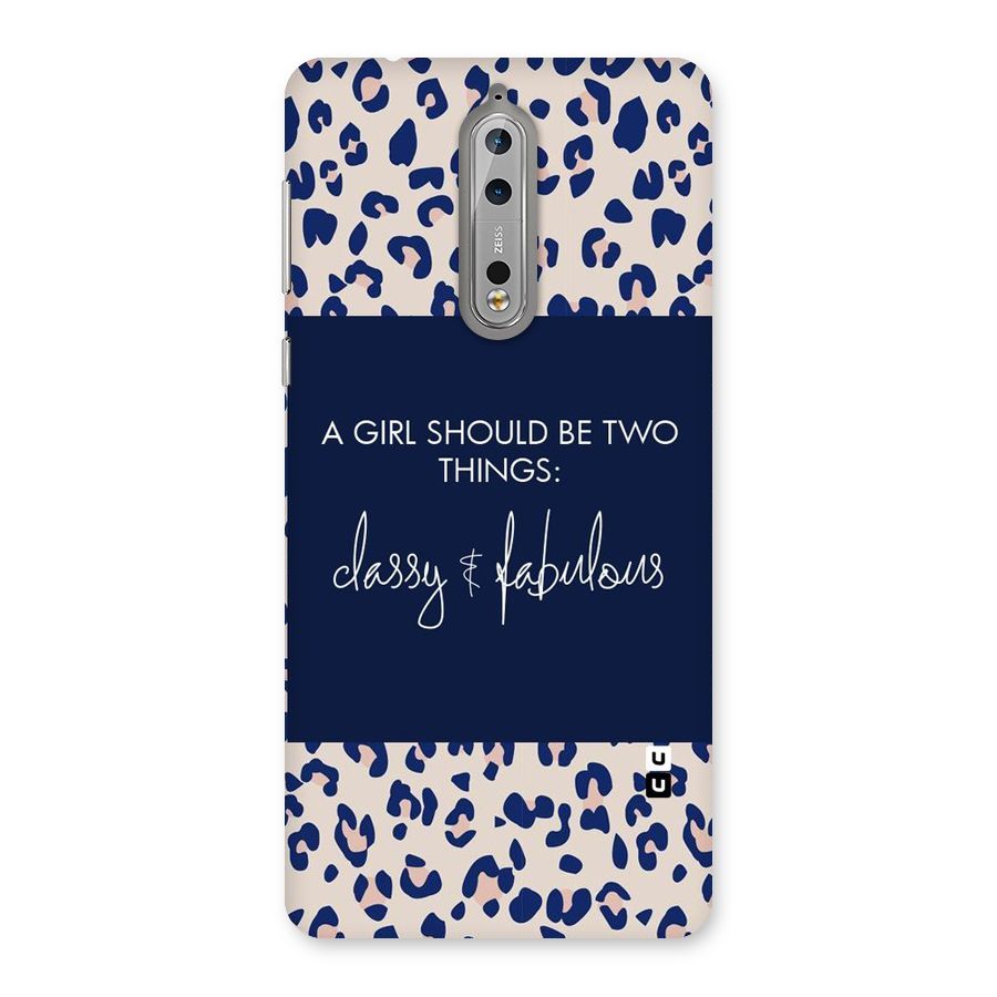 Classy and Fabulous Back Case for Nokia 8