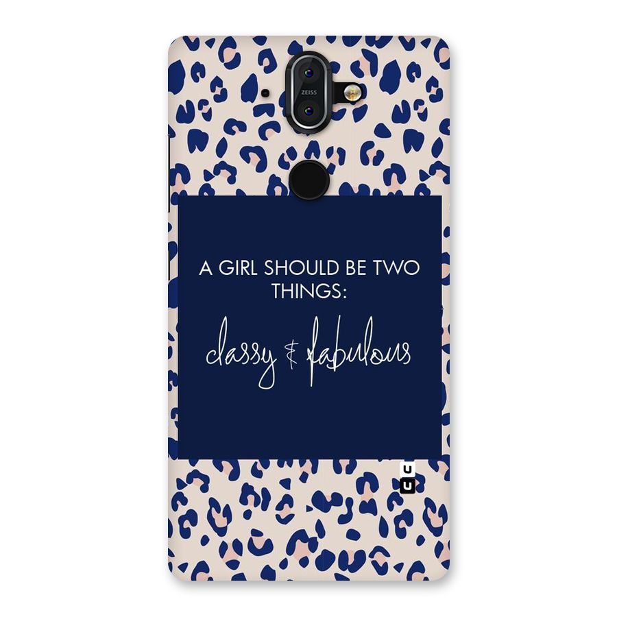 Classy and Fabulous Back Case for Nokia 8 Sirocco