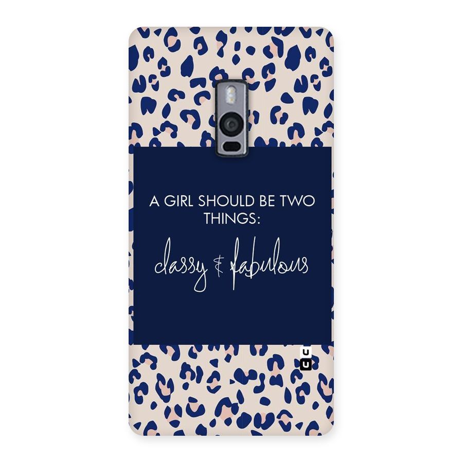 Classy and Fabulous Back Case for OnePlus Two