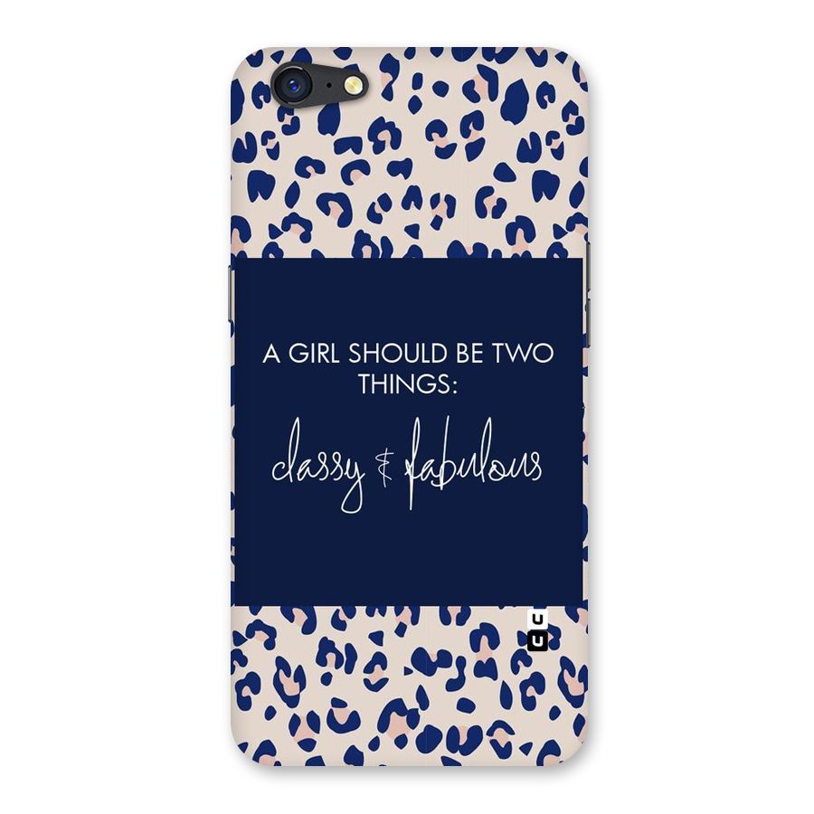 Classy and Fabulous Back Case for Oppo A71