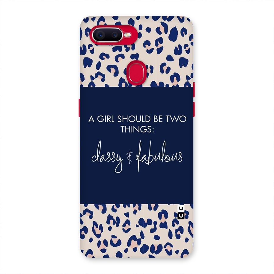 Classy and Fabulous Back Case for Oppo F9 Pro