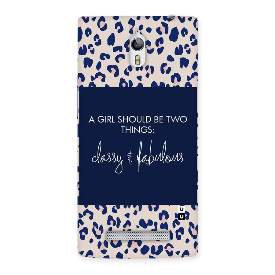 Classy and Fabulous Back Case for Oppo Find 7