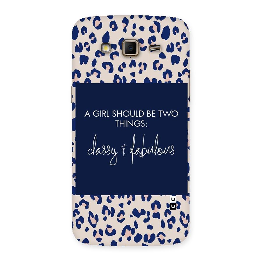 Classy and Fabulous Back Case for Samsung Galaxy Grand 2